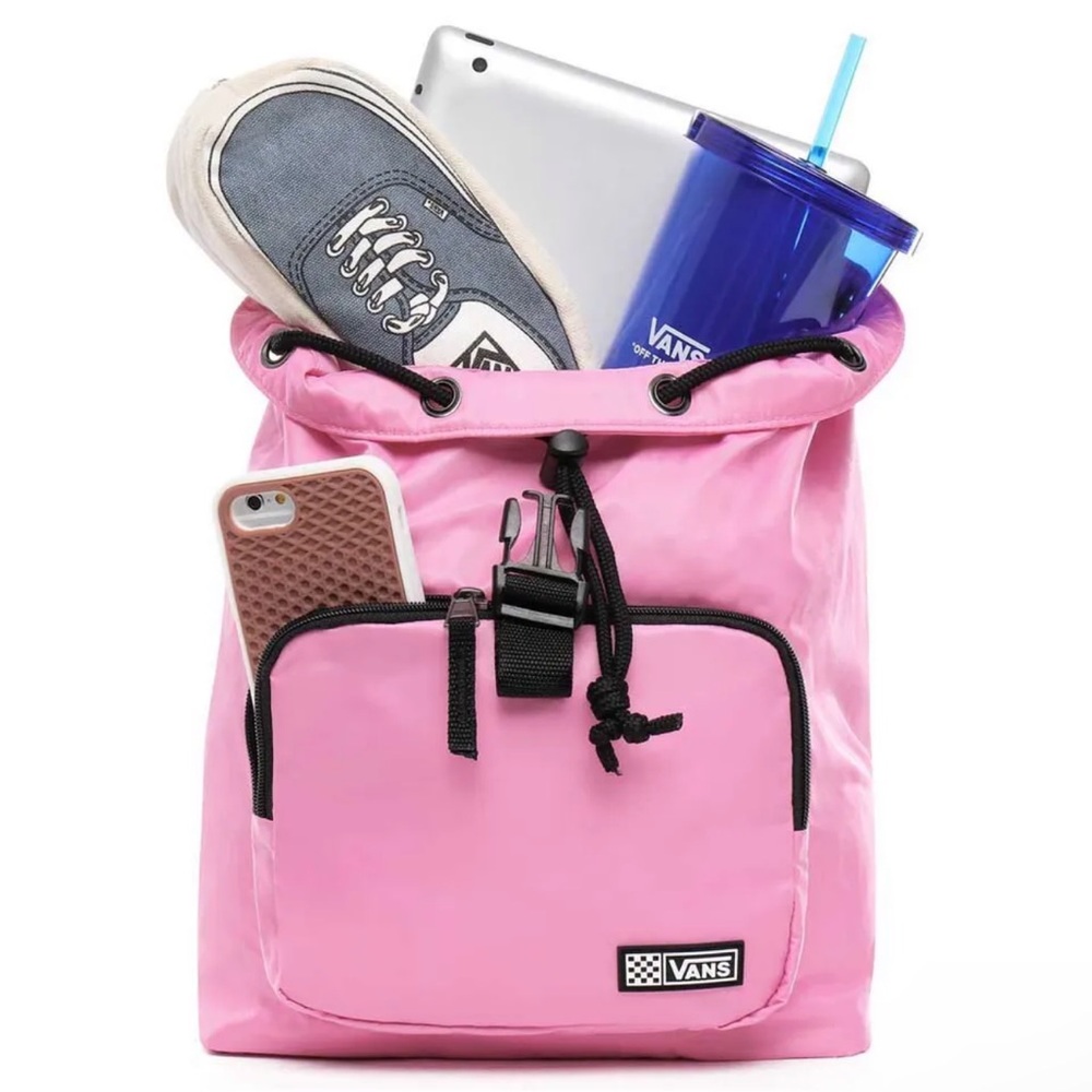 Vans Girls/Women Mini Geo Pink Small Backpack (VN0ADRPV5D) -   NWT - Picture 3 of 16